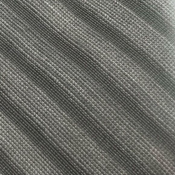 2for25 Donna Karan Silk Wool Tie Gray Striped Luxury Neutral Designer Necktie - Picture 3 of 7
